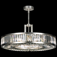  815840ST - Crystal Enchantment 29"W Round Pendant